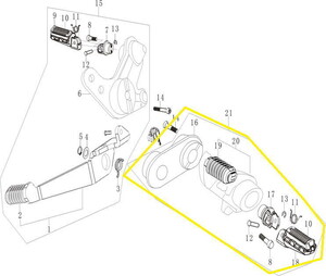 BAROSSA GV650 Ön Basamak Komple sol