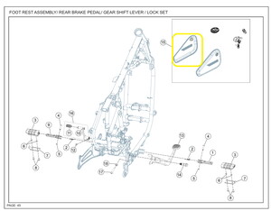  JAWA PERAK Yan Kapak sol