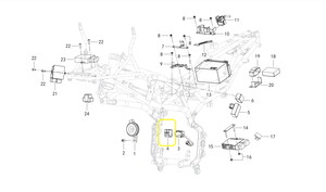 QJ SRT800X Kondastör Beyni Braketi