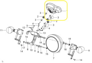 QJ SRV550ST Kilometre Saati