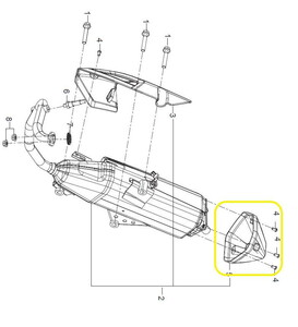 BAROSSA ADV125 Egzoz Ucu Plastik