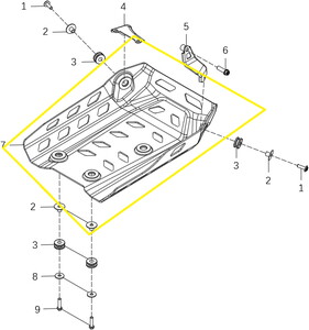 KOVE 800X Karter Koruma