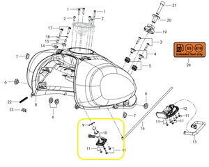 BENELLİ 502-C Benzin Şamandırası  A