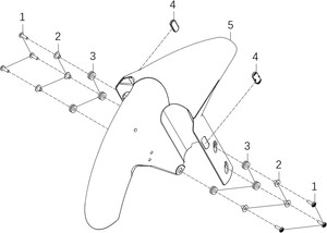 KOVE 800X Ön Çamurluk yeşil