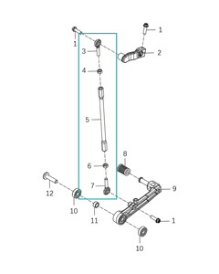 KOVE 800X Vites Çubuğu Uzun