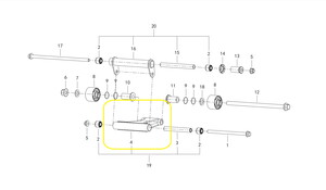 QJ FORTRESS350 Arka Salıncak Büyük