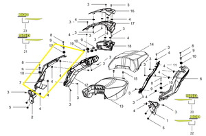 QJ SRT550X Arka Grenajı yeşil/gri  sağ
