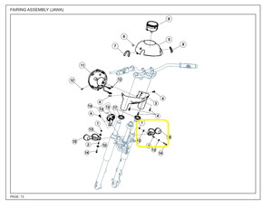 JAWA CLASSIC300CL Ön Sinyal sağ