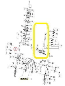 BAROSSA ADV125 Furç Alt Mesnedi