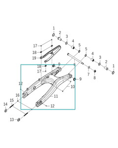 KOVE 800X Arka Maşa/Mafsal