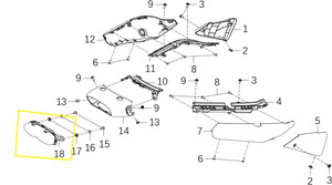 KOVE 800X Arka Stop Lambası