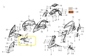 QJ SRK125S Depo Soğutucu Panal  sağ