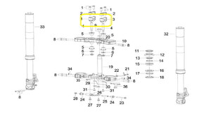 QJ SRT550X Direksiyon Bağlama Kelepçesi