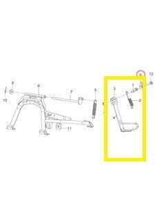  BAROSSA ADV125 Yan Sehpa V17