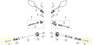 BAROSSA GV650 Direksiyon Topuzu 1adet