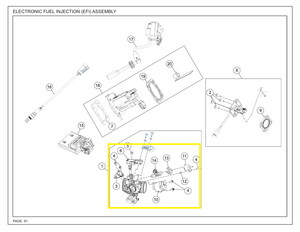 JAWA CLASSIC300CL Gaz Kelebeği Komple