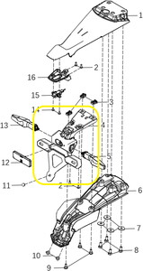 KOVE 800X Arka Çamurluk