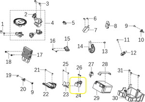 KOVE 800X Marş Rolesi