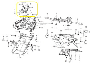 QJ SRK125S/SRK125R Arka Plaka Aydınlatma