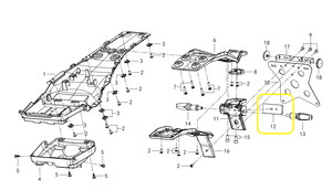 QJ SRT800X Arka Çamurluk Reflektör
