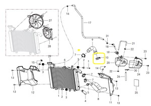 QJ SRT800X Radyatör Hortumu Kelepçesi