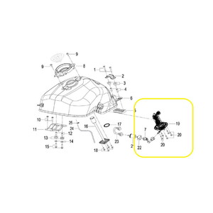 KOVE 510X/JAWA 500X  Benzin Pompası