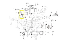 QJ SRK400RR Abs Bağlantı Braketi
