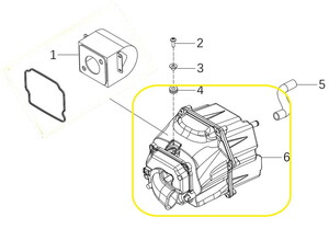 JAWA 500X Hava Filtresi Komple