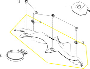 KOVE 800X Depo Ön Plastiği