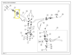 JAWA PERAK Sinyal Anahtarı sol
