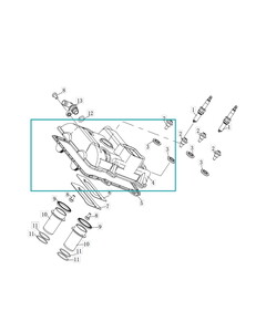 KOVE 800X Külbütör Kapağı