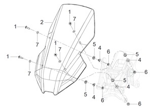 QJ ATR125 Ön Siperlik Camı