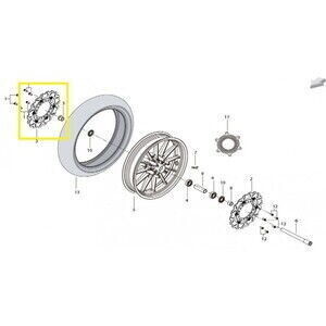 QJ SRT800X Arka Fren Diski