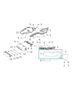 KOVE 800X Sele Yan Grenajı yeşil sağ