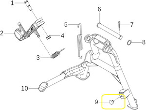 KOVE 510X Orta Sehpa Takozu