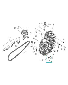 KOVE 800X Motor Bağlantı Braketi sağ