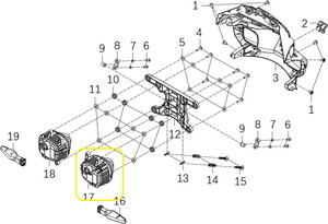 KOVE 800X Ön Far sağ