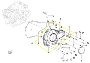 KOVE 800X Debriyaj Kapağı