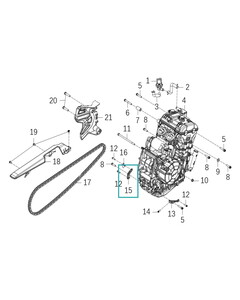 KOVE 800X Motor Bağlantı Braketi sol