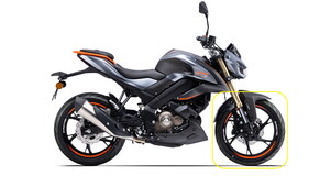  QJ SRK125S Ön Çelik Jant