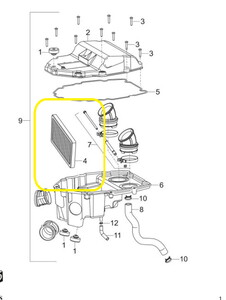 BAROSSA JEDI750 Hava Filtresi İçi orijinal