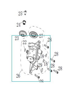 KOVE 800X Yağ Pompası