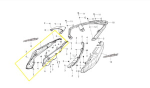 QJ FORTRESS350 Arka Kuyruk Grenajı sarı sağ