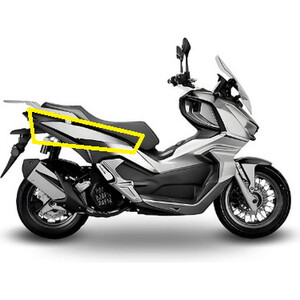  BAROSSA ADV 125 ARKA YAN GRENAJ SAĞ SİYAH