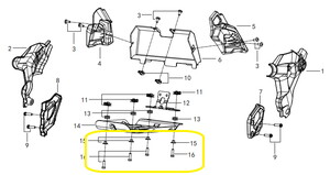 QJ SRT550X Karter Muhafazası Vidası