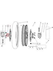  QJ SRT800X Ön Tekerlek Mesafe Burcu