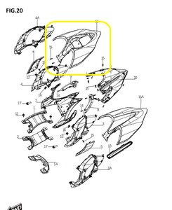 BAROSSA JEDI750 Arka Kuyruk Üstü Grenajı beyaz