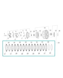 KOVE 800X Debriyaj Balatası Ara Sacı Set