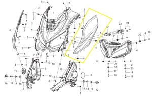 QJ FORTRESS350 Ön Kafa Grejajı sarı sol