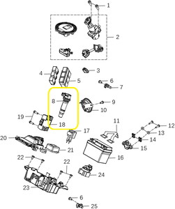 KOVE 800X Ateşleme Bobini